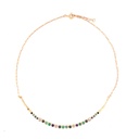 Neptune Tork onyx vert-pierre de lune-quartz fumé- améthyste