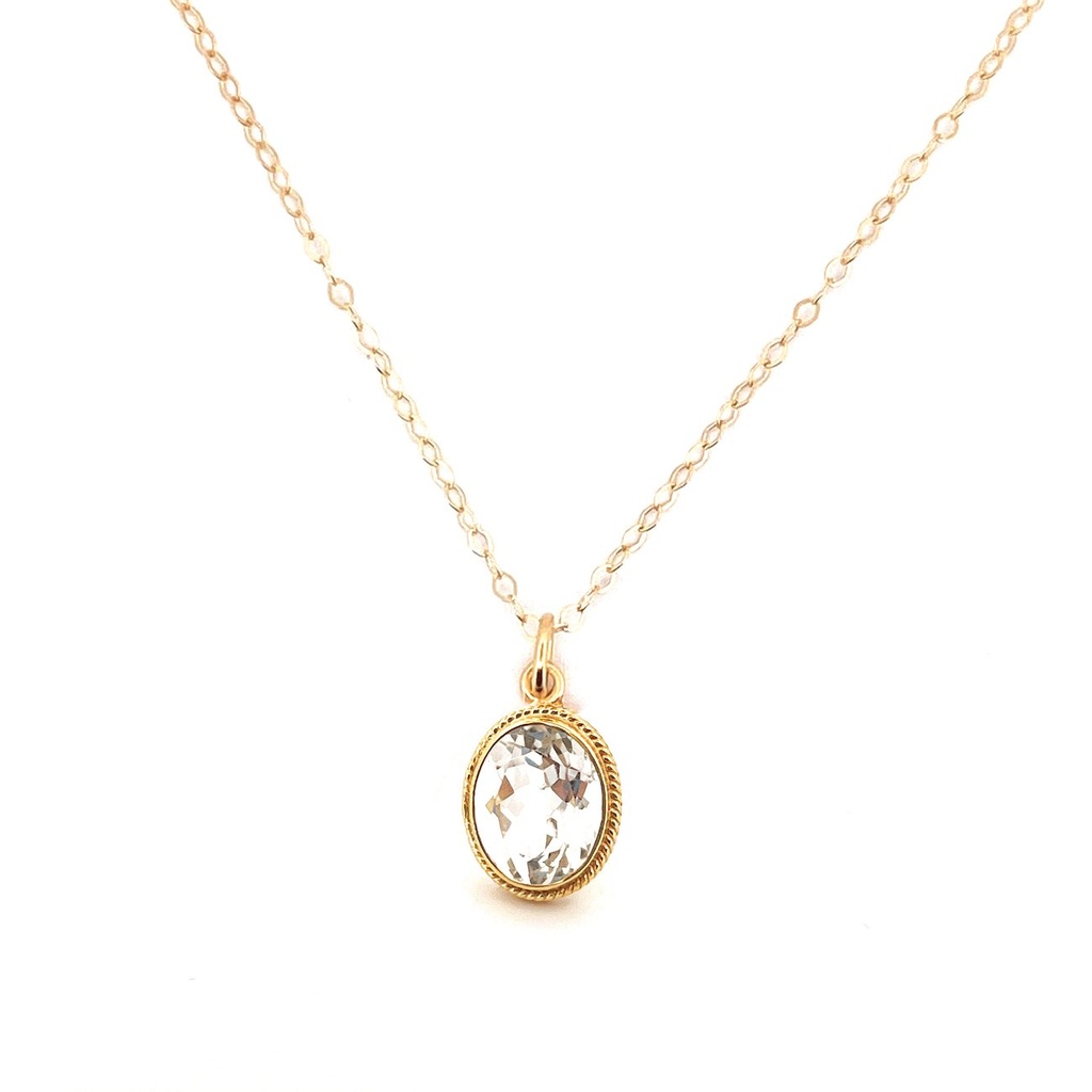 Collier Sphynx sautoir cristal de roche
