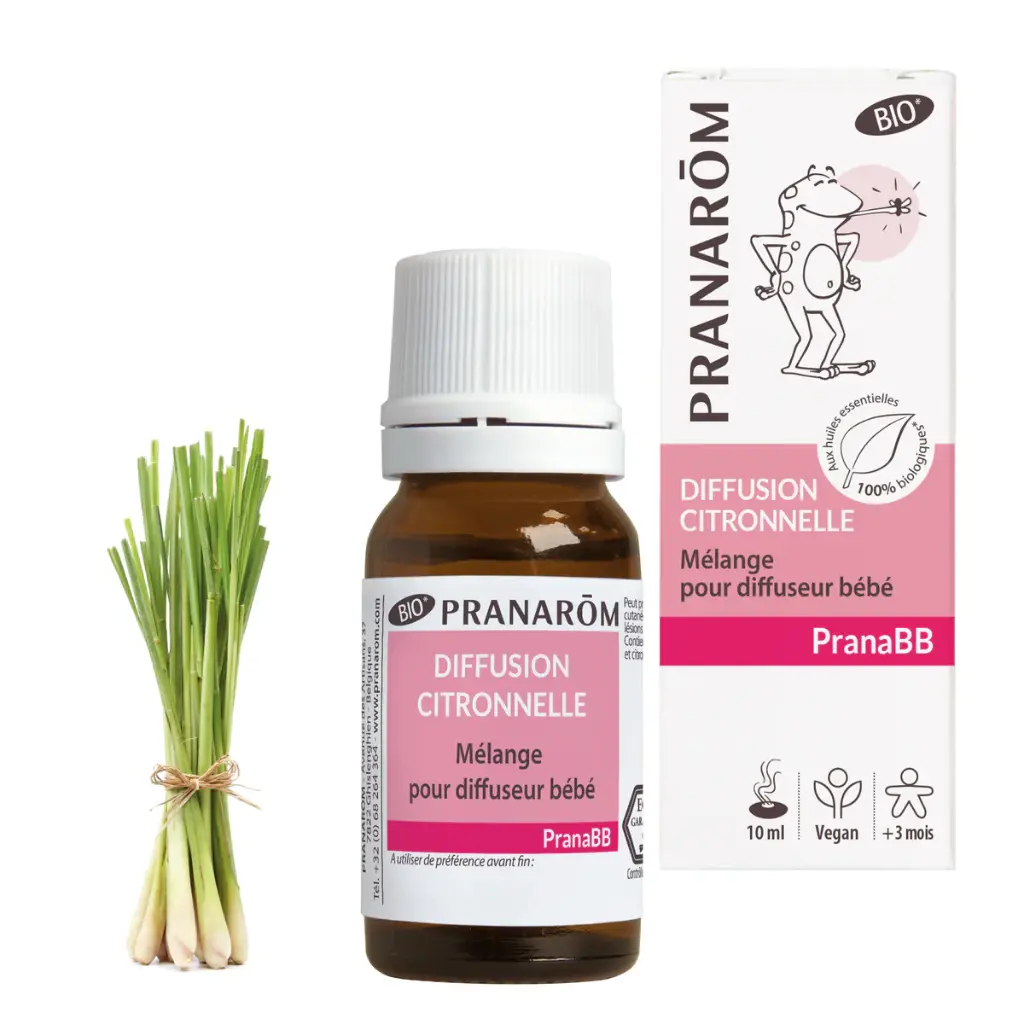 Diffusion citronnelle Anti-moustique pour bébé- BIO