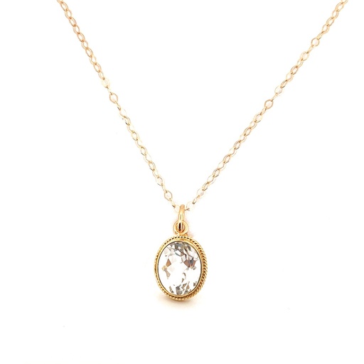 Collier Sphynx sautoir cristal de roche