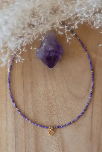 Collier Emma Améthyste